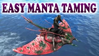 ARK EASY MANTA TAMING How To Tame A Manta With A Trap In Ark Survival Evolved