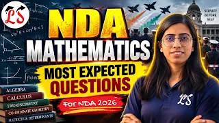 NDA Mathematics 2026 🔥 Most Expected Questions | NDA Maths Marathon | Let’s Crack NDA
