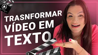 🔵 Vídeo em Texto GRÁTIS - Como Transformar Vídeo e Áudio em Texto Automaticamente | Jéssica