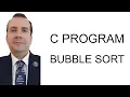 C PROGRAM - BUBBLE SORT
