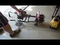 Craftsman 2-Stroke Mini Tiller w Extra Tines Compact Garden Power NarhiAuctions com