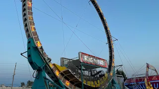 Ring of fire off ride dusk Cowlitz County Fair Longview WA