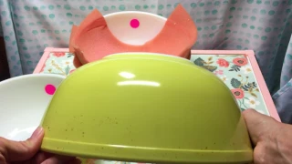 Vintage Pyrex Estate Sale Finds - yellow pyrex mixing bowls 404