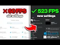 How To QUICKLY Optimize Windows For GAMING FPS BOOST Windows 10 Windows 11