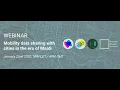 Webinar Mobility data sharing with cities in the era of MaaS - Vianova x FabMob January 2020