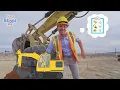 Sing Along to Blippi's Excavator Song! | Blippi Vehicles | Learning Videos for Kids