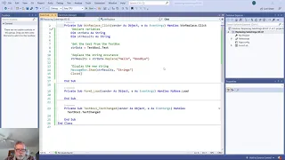 Visual Basic 10 Replace Substrings60-61 Explain Comma Dot Operators