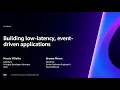 AWS re Invent 2023 - Building low-latency event-driven applications SVS308