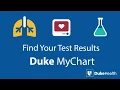 View Your Test Results with Duke MyChart