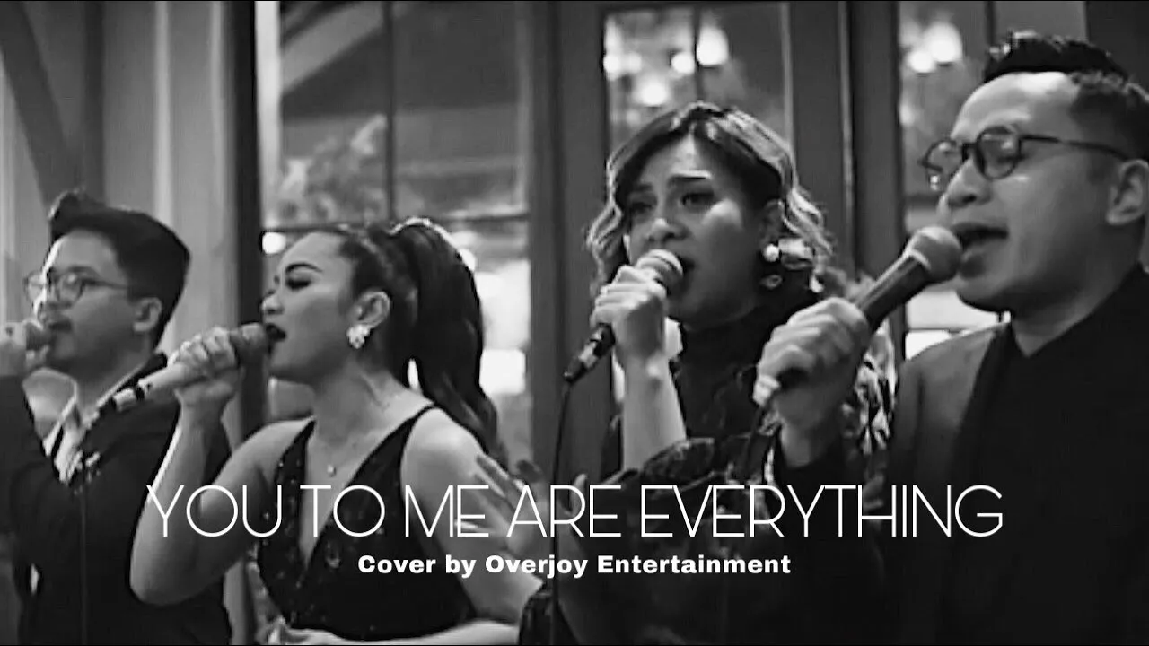 You To Me Are Everything - The Real Thing Cover By Overjoy Entertainment