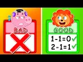 Download Lagu LionET | Good Student vs Bad Student - Study Hard! - Educational Video for Kids  | Cartoon for Kids