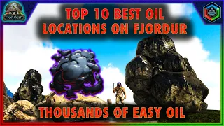 The Top 10 Best Oil Locations on Ark Fjordur - Easy Oil on the Fjordur Map