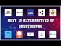 QuestionPro Best 13 Alternatives of QuestionPro
