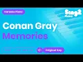 Download Lagu Conan Gray - Memories (Karaoke Piano)
