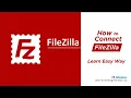 How to Connect FTP SFTP in Filezilla software