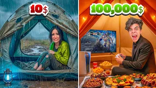 تحدي الخيمه الفقيره   ضد الخيمه الغنيه   جومانا   راحت فيها      دندنها
