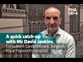 A quick catch-up with Mr David Jenkins