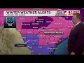 SPECIAL WEATHER REPORT Freezing rain falls as temps drop below freezing