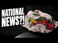 This cut made National News Cutting RARE Black Opal the heat is on Direct from the mine