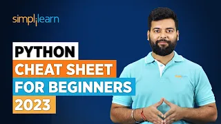 Python Cheat Sheet For Beginners 2026 Basics Of Python Python Tutorial For Beginners Simplilearn