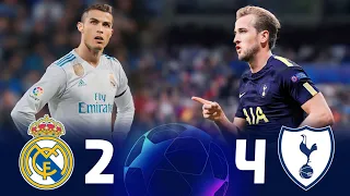 Tottenham 4 2 Real Madrid Crazy Match Champions League 2017 4K 