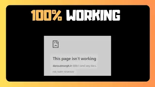 Easy Fix For ERR EMPTY RESPONSE in Windows 11 PC Or Laptop FIXED