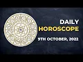 Horoscope for tomorrow - 9th October 2022