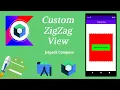 How to Implement ZigZag View in Jetpack Compose Android Kotlin Make it Easy