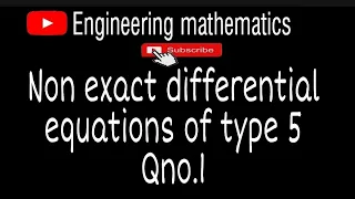 Download How to solve (2x^2y^2+y)dx+(3x-x^3y)dy=0 |Non-Exact differential equations of type 5 Qno1| #btech MP3