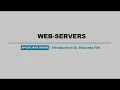 Apache Web Server - Introduction to htaccess File