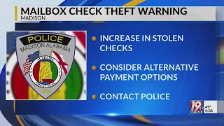 Madison Police warn residents about checks being stolen from mailboxes Dec 1 2025 News 19 at 4