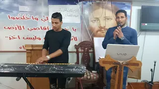 مش بقوي ايماني بشوية كلمات ترنيم ايمن سمير عزف مفدي عادل دندنها