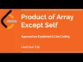 Product of Array Except Self - LeetCode 238