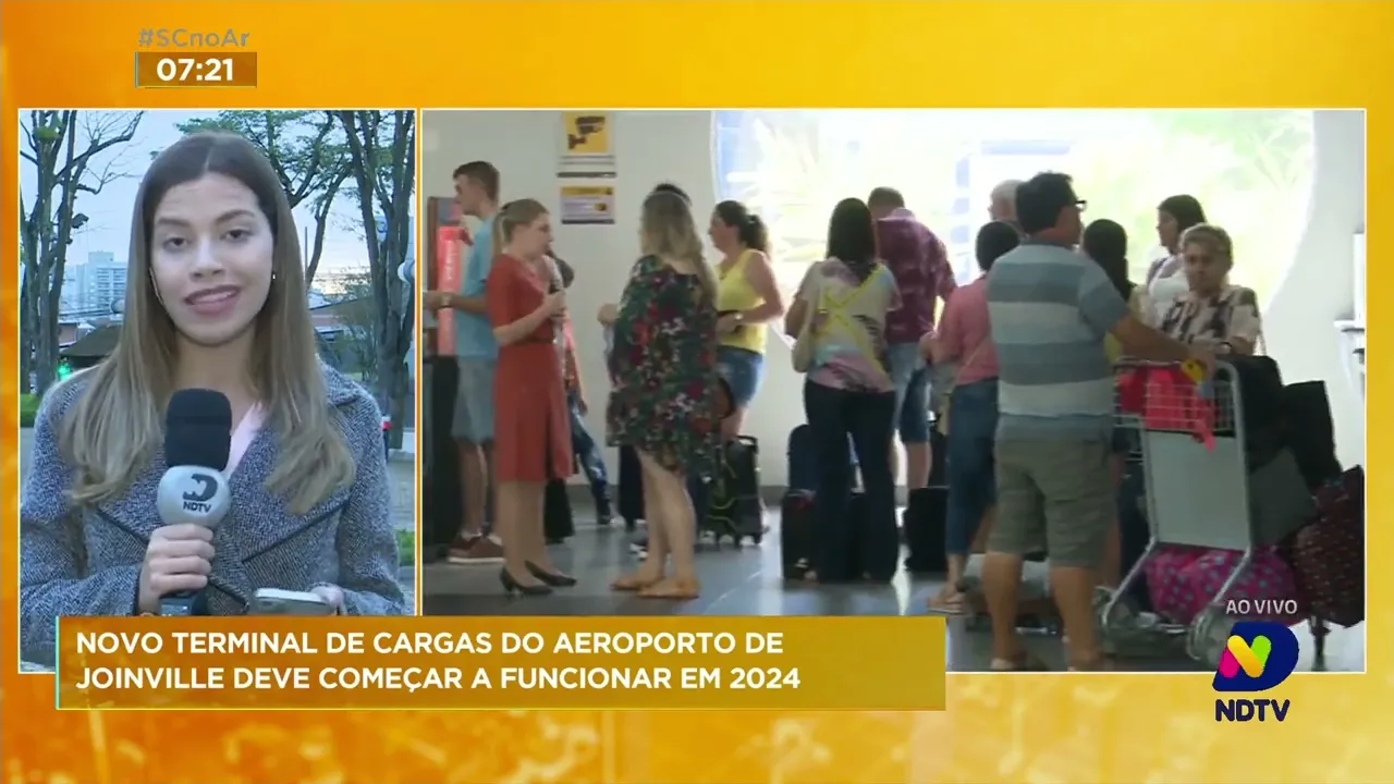 Novo terminal de cargas do aeroporto de Joinville deve começar a funcionar no ano que vem