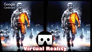 3D Battlefield 3 VR Virtual Reality Vídeo Google Cardboard VR Box 