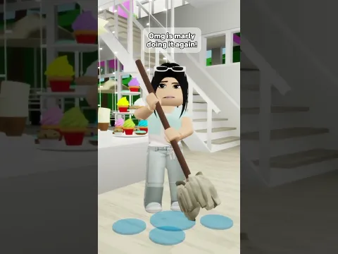 I was singing in the shower then this happened 😜😅 #roblox #robloxshorts #shorts 