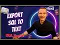 How to Export SQL Query To TEXT File SQLCMD Method Q A 2-minute SQL