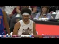 Jarrett Allen becomes the loudest person in the arena after getting called for a 3 second violation