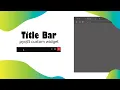PyQt5 Tutorial - Title Bar for Web Browser