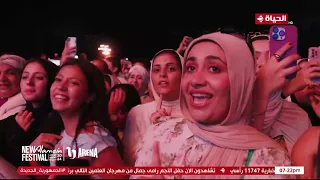 حفل النجم رامي جمال من مهرجان العلمين الجديدة 