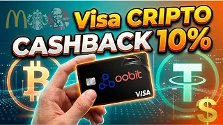 Trajeta Visa Cripto con Cashback de 10%, Paga en crypto con Oobit, Bitcoin, Eth, Solana, Usdt y mas