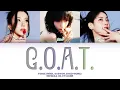 Twice(Mina, Dahyun, Chaeyoung) - G.O.A.T.(перевод на русский/кириллизация) Color coded lyrics