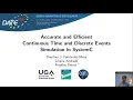 Accurate and Efficient Continuous Time and Discrete Events Simulation in SystemC