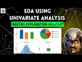 Tutorial-15 Data Analysis EDA -Univariate analysis Telugu Machine Learning