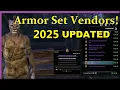 ESO - Cyrodiil Armor Set Vendors UPDATED Locations Armor Sets Lists