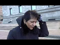 Aruna Hari Sharma walking for Shopping at Marshalls Boylston Street Boston Oct 31 2017
