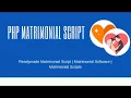 Best Matrimonial Software Matrimonial Scripts PHP Matrimonial Script
