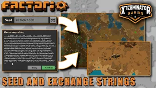 Factorio Tutorial - How to Import Load Maps via Seed and Exchange String