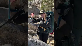 First Lake on the Big Pine North Fork trail in the high Sierra, California. #backpacking #hiking