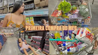 COMPRA DO MES NA CASA NOVA | GASTAMOS MUITO 🙏🏻
